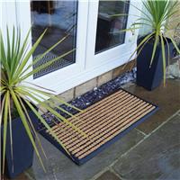 Mighty Mats Premium Rubber Patio Natural Doormat - 45x100cm