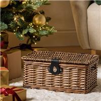 Argos Home Natural Woven Christmas Gift Basket