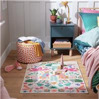 Habitat Kids Enchanted Print Flatweave Rug - 170x120cm