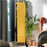 Habitat Tall 1 Door 4 Shelf Locker - Mustard