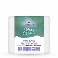 Slumberdown Calm & Cosy Pair of Pillow Protectors