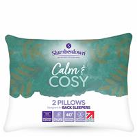 Slumberdown Calm & Cosy Medium Pillow - 2 Pack