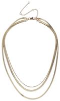 Liars & Lovers Gold Plated Snake Chain Multilayered Necklace