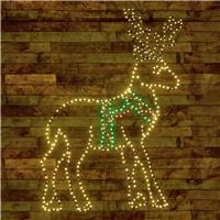 Premier 1.04m Twinkling Flexibright LED Reindeer