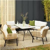 Habitat Timeless 6 Seater Garden Sofa Set
