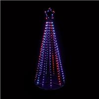 Premier Multi Action Flexibright LEDs Pyramid Christmas Tree