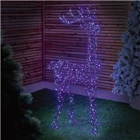 Premier 1.55m Multi Action Enchanted Standing Stag 594 LEDs