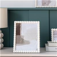"Habitat Cream Bobble Picture Frame - 8x10"""