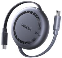 UGREEN Nexode 100W Retractable USB-C Cable - Grey