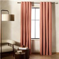 Habitat Blackout Eyelet Curtain - Orange - 137x117cm