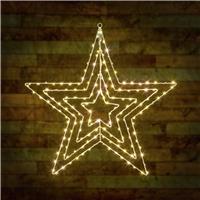 Premier Multi Action Microbright Star Christmas Lights