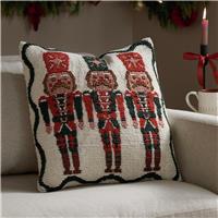 furn Nutcracker Trio Cushion - Cream - 45x45cm