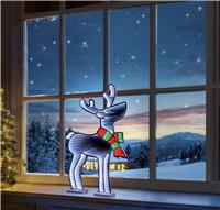 Premier 59.5cm Infinity Mirror LED Scarf Reindeer