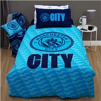 Manchester City Football Kids Bedding Set - Double