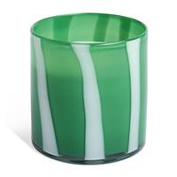 Habitat Citronella Striped Effect Multiwick Candle - Large