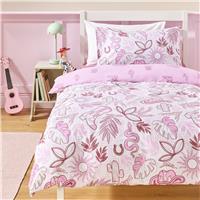 Argos Home Western Cowgirl Pink Kids Bedding Set - Single