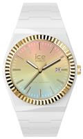 ICE-Watch Sunset Rainbow Dial White Silicone Strap Watch