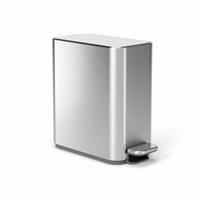 Simplehuman 5L Slim Bathroom Pedal Bin - Stainless Steel