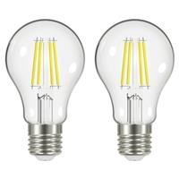 Argos Home 7.8W LED Filament Standard E27 Light Bulb - 2 Pack