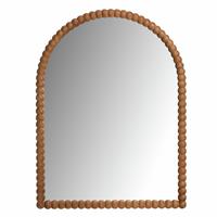 Habitat Brown Bobble Wooden Acrh Wall Mirror - 101x76cm
