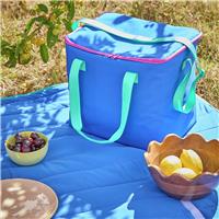 Argos Home Striped Cool Bag - 25L / Blue