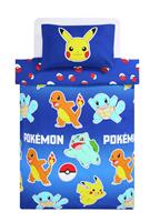 Pokmon Powerful Blue Kids Bedding Set - Single