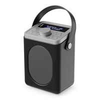 Majority Little Shelford Portable DAB+/FM Radio-Black & Grey
