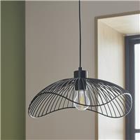 Argos Home Metal Wire Pendant Light - Black