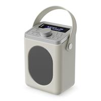 Majority Little Shelford Portable DAB+/FM Radio-Cream & Grey