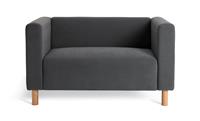 Argos Home Moda Fabric 2 Seater Sofa - Grey