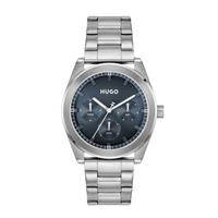 HUGO Men's Blue Dial Stainless Steel Bracelet Watch
