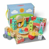 Melissa & Doug Blockables Town Play Set