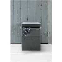 Brabantia 35L Stackable Laundry Container Box - Grey Black