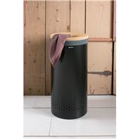 Brabantia 35 Litre Laundry Container Lid Bin - Black