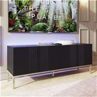 Frank Olsen Iona 4 Door TV Unit - Black