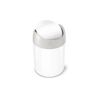 Simplehuman 1.5L Mini Waste Bin - White