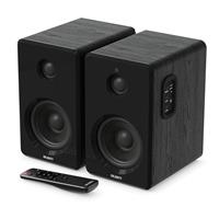 Majority D40 Bookshelf Bluetooth Speakers - Black