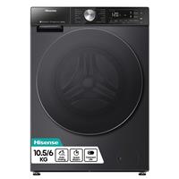 Hisense WD5S1045BB 10.5/6KG 1400 Spin Washer Dryer - Black