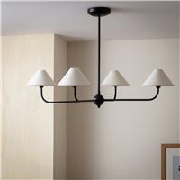 Habitat Metal Spider Leg Chandelier - Matte Black