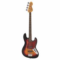 Vintage V49 Coaster Series Bass Guitar - 3 Tone Sunburst