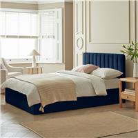 Argos Home Pandora Kingsize End Lift Ottoman Bed - Navy