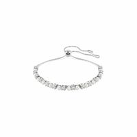 Swarovski Rhodium Plated Matrix Tennis Bracelet