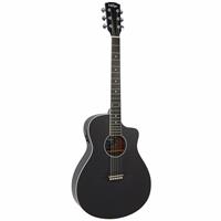Vintage VEC300 Coast Electro-Acoustic Guitar - Black