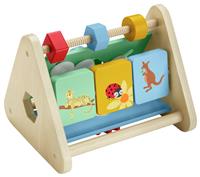 Fisher-Price Wooden Activity Triangle Fine Motor Toy