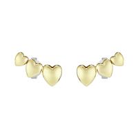 Olivia Burton Yellow Gold Mini Heart Stud Earrings