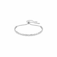 Swarovski Rhodium Plated Crystal Matrix Tennis Bracelet