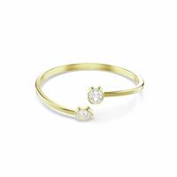 Swarovski Gold Tone Plated Imber Hinged Bangle