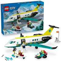 LEGO City Emergency Air Ambulance Airplane Toy Playset 60465