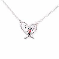 Custard London Disney Stitch Pendant and Heart Earring Set