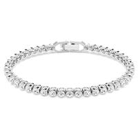 Swarovski Rhodium Plated Crystal Imber Emily Tennis Bracelet